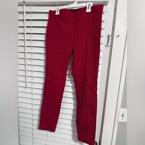 Dalia Bold Red Skinny Pants